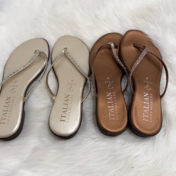 Italian Shoemakers Sz7 bundle of 2 pair sandals - Picture 3 of 6